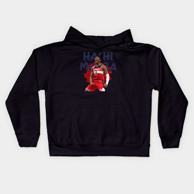 Rui Hachimura Kids Hoodie by Ro Go Dan